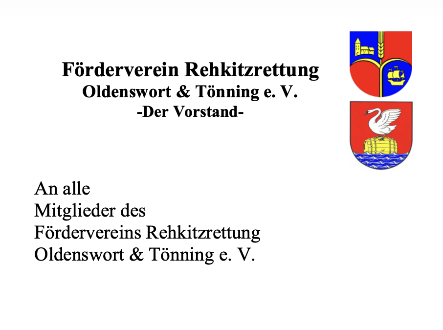 Jahreshauptversammlung